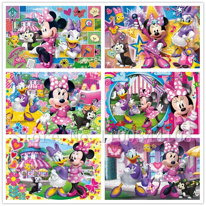 35/300/500/1000 PCS Disney Cartoon Puzzles Mickey Minnie Daisy Jigsaw Puzzles for Children Intelligence Education Toys
35/300/500/1000 PCS Disney Cartoon Puzzles Mickey Minnie Daisy Jigsaw Puzzles for Children Intelligence Education Toys