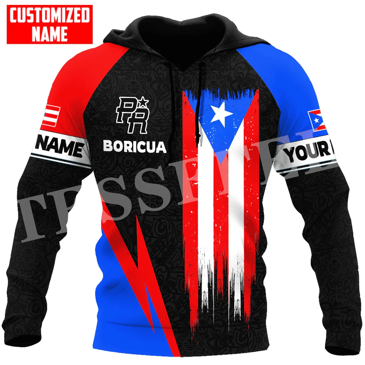 Custom Name Puerto Rico Flag Boricua Country Tattoo Tribe Retro Vintage Harajuku 3DPrint Pullover Casual Funny Jacket Hoodies 11
Custom Name Puerto Rico Flag Boricua Country Tattoo Tribe Retro Vintage Harajuku 3DPrint Pullover Casual Funny Jacket Hoodies 11