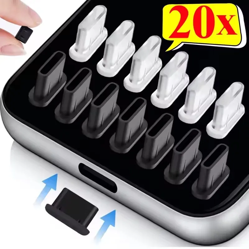 20/1PCS Type-C Charging Port Dust Plugs Stopper Cap for Iphone 16 15 Pro Max 16Plus Anti-dust Dustplugs Mobile Phone Accessories
20/1PCS Type-C Charging Port Dust Plugs Stopper Cap for Iphone 16 15 Pro Max 16Plus Anti-dust Dustplugs Mobile Phone Accessories