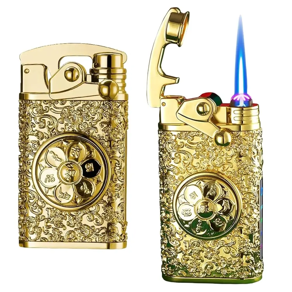 Ailexpress Recommendation - Vintage Rocker Torch Lighter & Dual Arc Plasma Lighter 2 in 1 with Turntable, USB Rechargeable Elect
Ailexpress Recommendation - Vintage Rocker Torch Lighter & Dual Arc Plasma Lighter 2 in 1 with Turntable, USB Rechargeable Elect