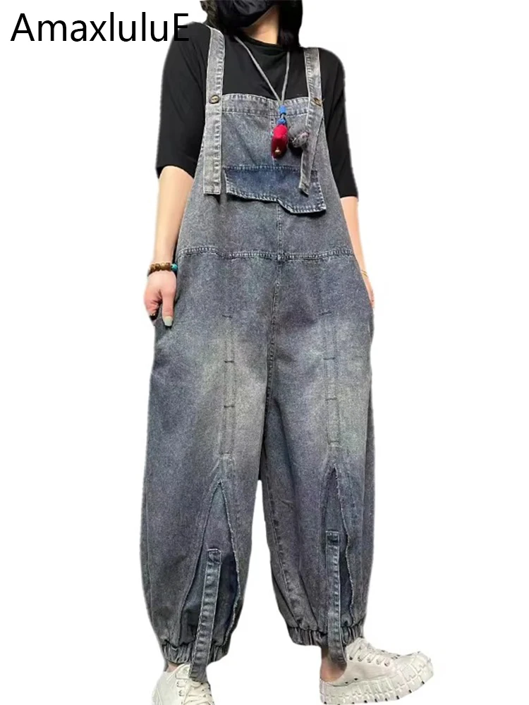 Amax luluE 2024 Fashion Spring Overalls Women Casual Loose Vintage Denim Pants Ladies Classic Patchwork Harajuku Harem Trousers
Amax luluE 2024 Fashion Spring Overalls Women Casual Loose Vintage Denim Pants Ladies Classic Patchwork Harajuku Harem Trousers