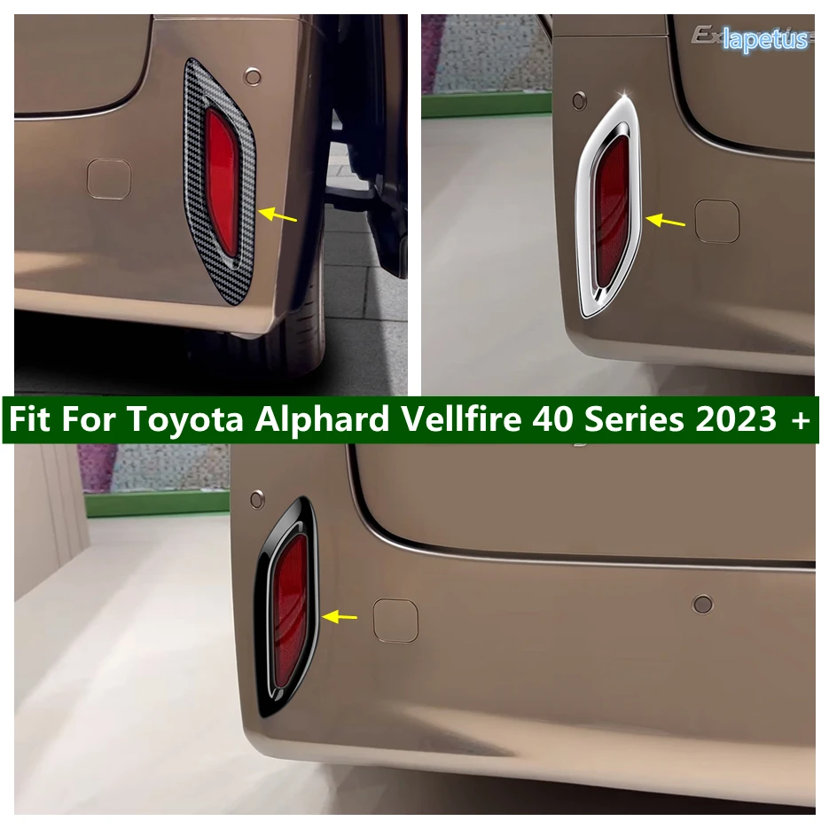 Rear Bumper Fog Lights Lamps Decor Cover Trim Fit For Toyota Alphard Vellfire 40 Series 2023 2024 Car Carbon Fiber Accessories
Rear Bumper Fog Lights Lamps Decor Cover Trim Fit For Toyota Alphard Vellfire 40 Series 2023 2024 Car Carbon Fiber Accessories