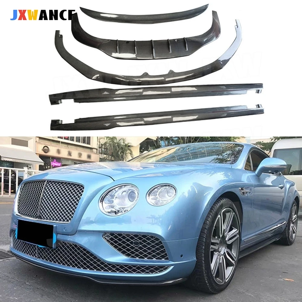 JXWANCF Carbon Fiber Front Lip Rear Spoiler Side Skirts Trunk Rear Wing O Style for Bentley Continental GT 2015-2017/2018-2021
JXWANCF Carbon Fiber Front Lip Rear Spoiler Side Skirts Trunk Rear Wing O Style for Bentley Continental GT 2015-2017/2018-2021
