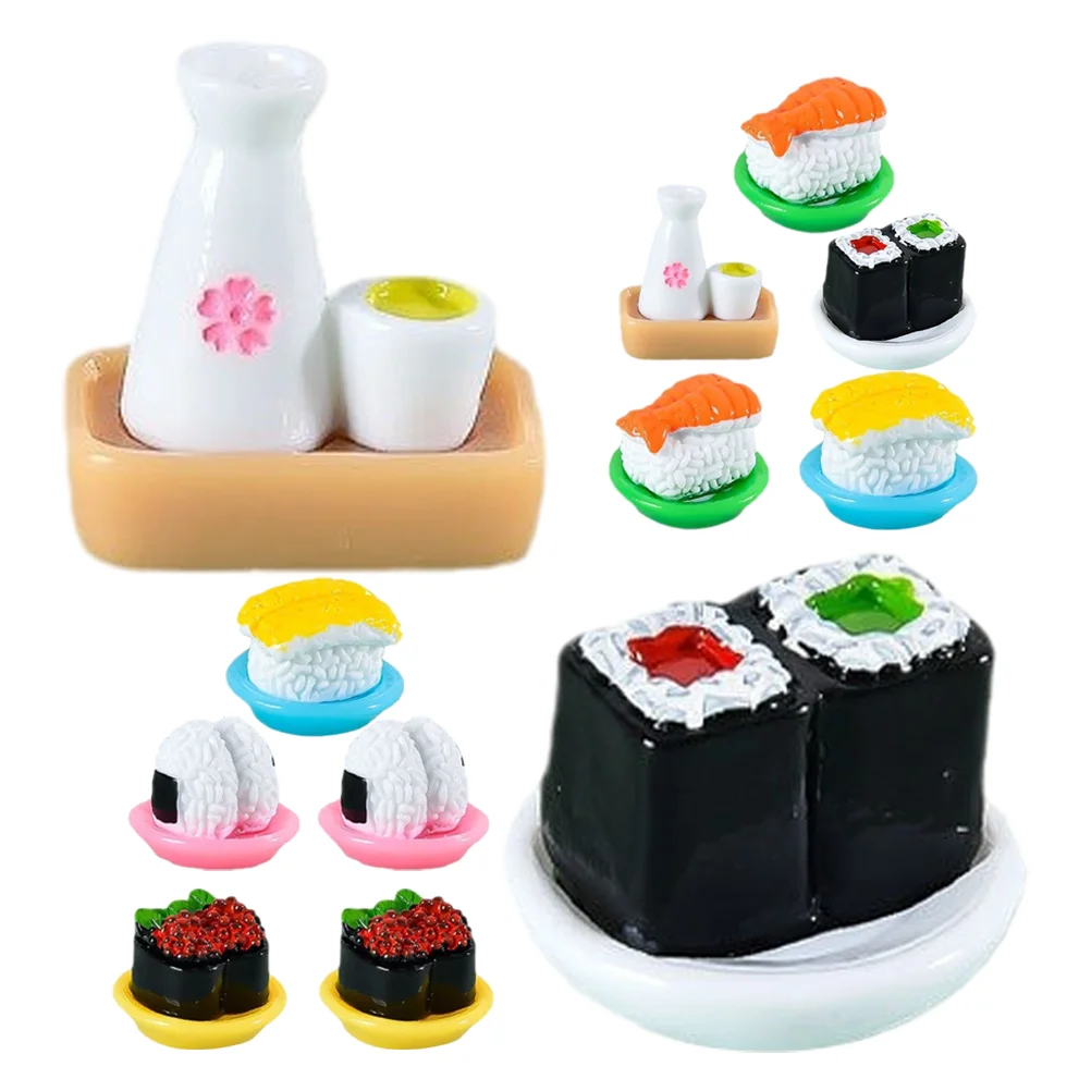 Artificial Sushi Simulated Japanese Mini Desktop Decor Props Fake Food Model Toys
Artificial Sushi Simulated Japanese Mini Desktop Decor Props Fake Food Model Toys