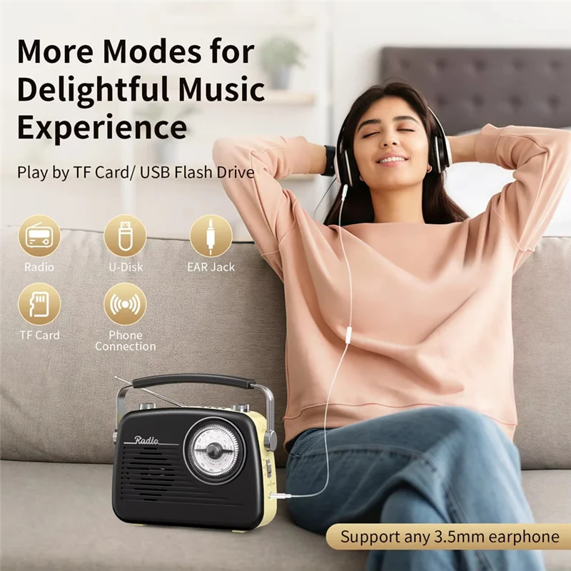 Comprehensive AM/FM/SW Radio With USB Charging Port, TF Card Compatibility, And Robust Antenna-AU47
Comprehensive AM/FM/SW Radio With USB Charging Port, TF Card Compatibility, And Robust Antenna-AU47