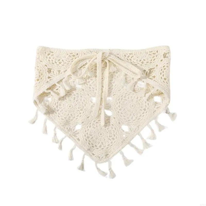 N7YE Teens Flower Pattern Hairband Knitted Triangle Scarf Girls Headband Adjustable
N7YE Teens Flower Pattern Hairband Knitted Triangle Scarf Girls Headband Adjustable