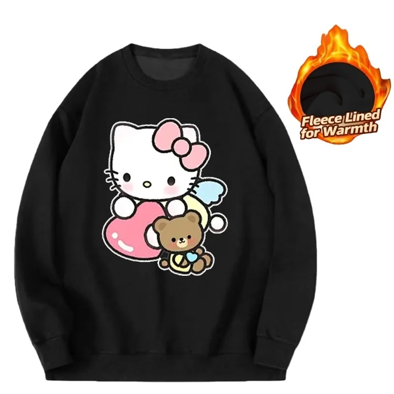 Топ с длинными рукавами и круглым вырезом с принтом серии Sanrio, милая и теплая футболка с длинными рукавами и круглым вырезом на флисовой подкладке, 100% хлопок
Топ с длинными рукавами и круглым вырезом с принтом серии Sanrio, милая и теплая футболка с длинными рукавами и круглым вырезом на флисовой подкладке, 100% хлопок