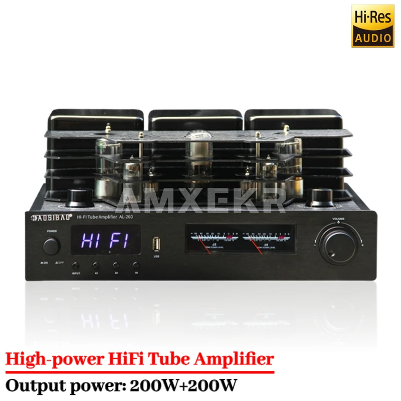 AOSIBAO Tube Amplifier HiFi High Power Amplifier Optical Fiber Coaxial/Bluetooth 5.0/USB with Remote Control Home Audio
AOSIBAO Tube Amplifier HiFi High Power Amplifier Optical Fiber Coaxial/Bluetooth 5.0/USB with Remote Control Home Audio