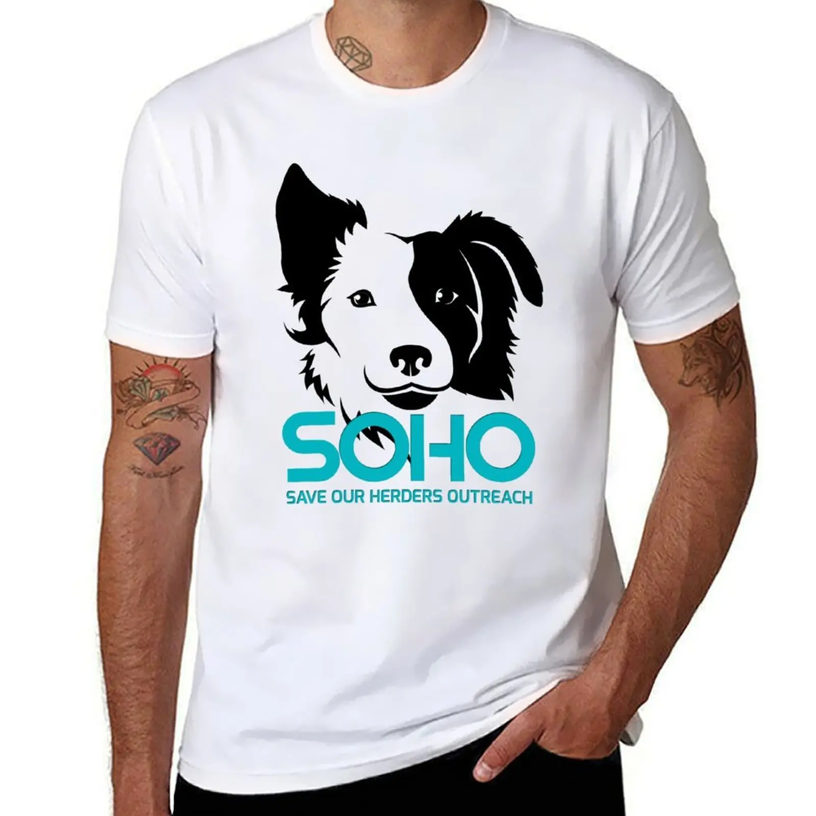SOHO Dog Rescue Logo T-Shirt man t shirts for men casual t shirts cotton 100% T-Shirt
SOHO Dog Rescue Logo T-Shirt man t shirts for men casual t shirts cotton 100% T-Shirt