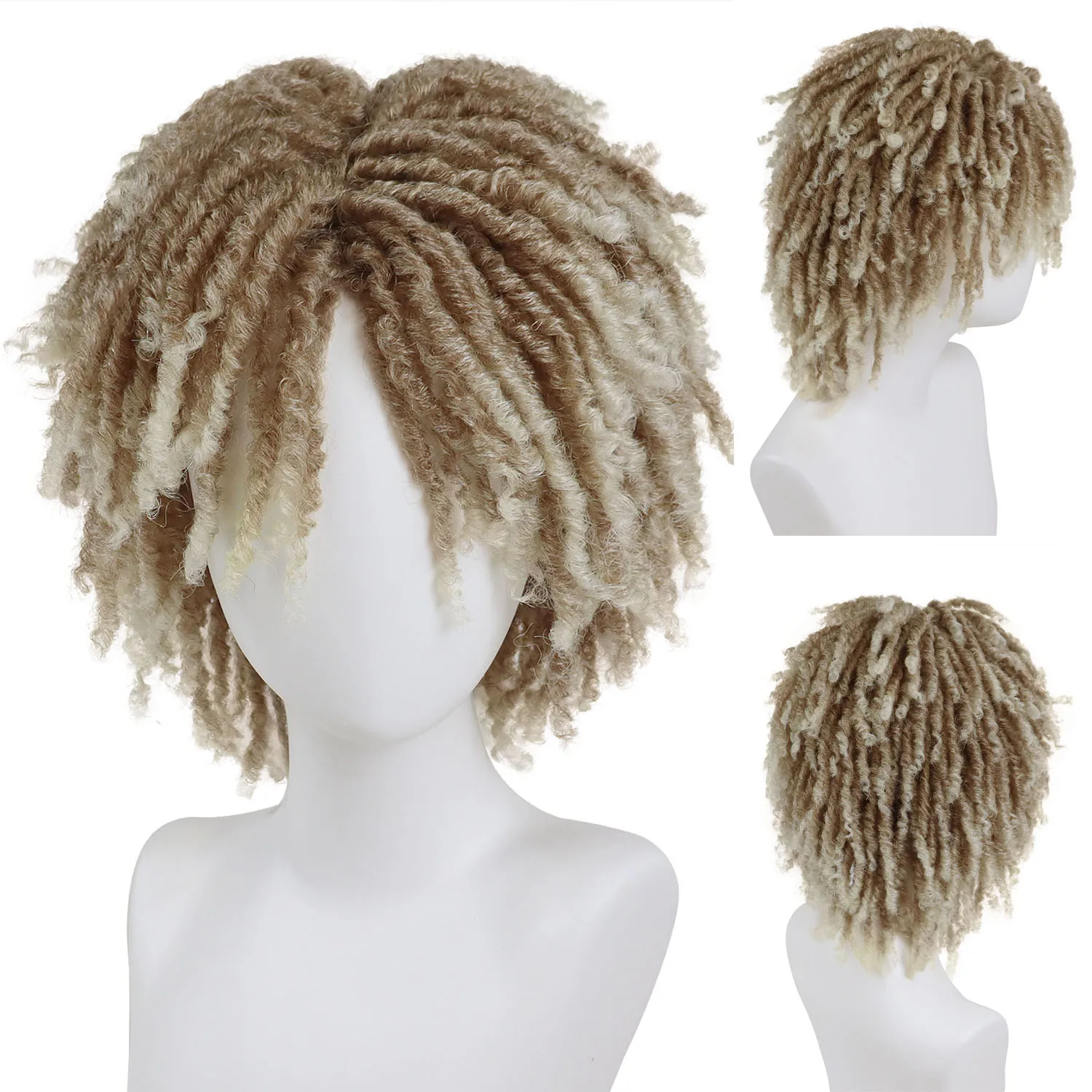 Synthetic Hair Coiled Twists Wigs Women Short Dreadlocks Afro Curly Hairstyles Layered Twisted Locks Locs Realistic Fake Dreads
Synthetic Hair Coiled Twists Wigs Women Short Dreadlocks Afro Curly Hairstyles Layered Twisted Locks Locs Realistic Fake Dreads