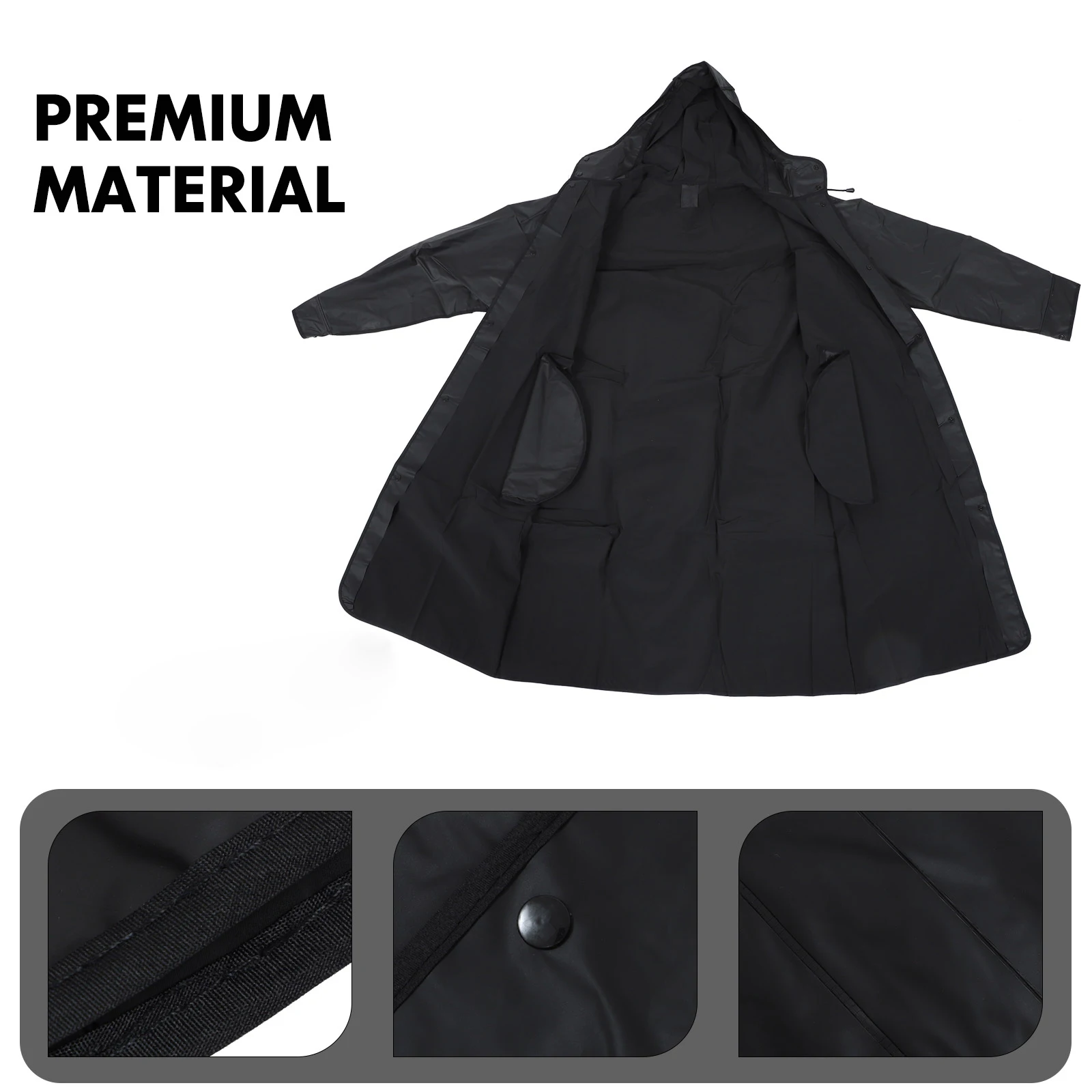 Body Raincoat Long Waterproof Coats Foldable Lightweight Portable Outdoor Daily Use Black Poncho Adult
Body Raincoat Long Waterproof Coats Foldable Lightweight Portable Outdoor Daily Use Black Poncho Adult