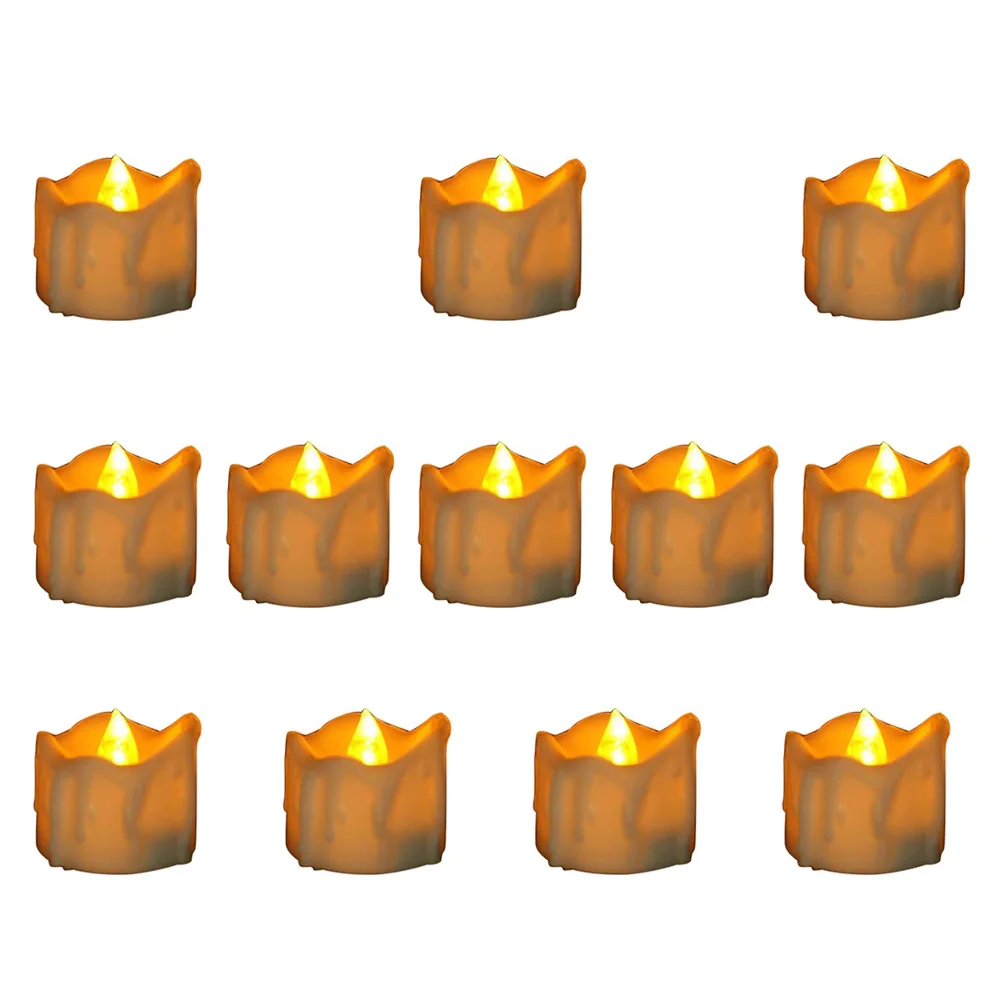 12 Pcs Flickering Party Decorations Wedding LED Lamps Flameless Light Tealight
12 Pcs Flickering Party Decorations Wedding LED Lamps Flameless Light Tealight