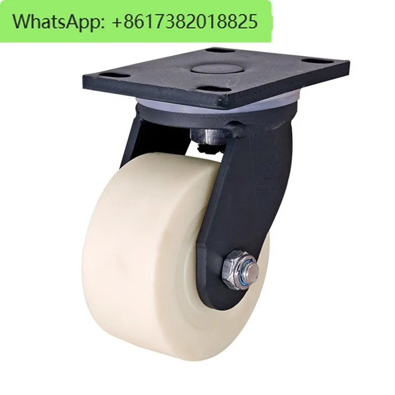 10 cm overweight white nylon wheel, universal directional heavy-duty industrial brake caster
10 cm overweight white nylon wheel, universal directional heavy-duty industrial brake caster
