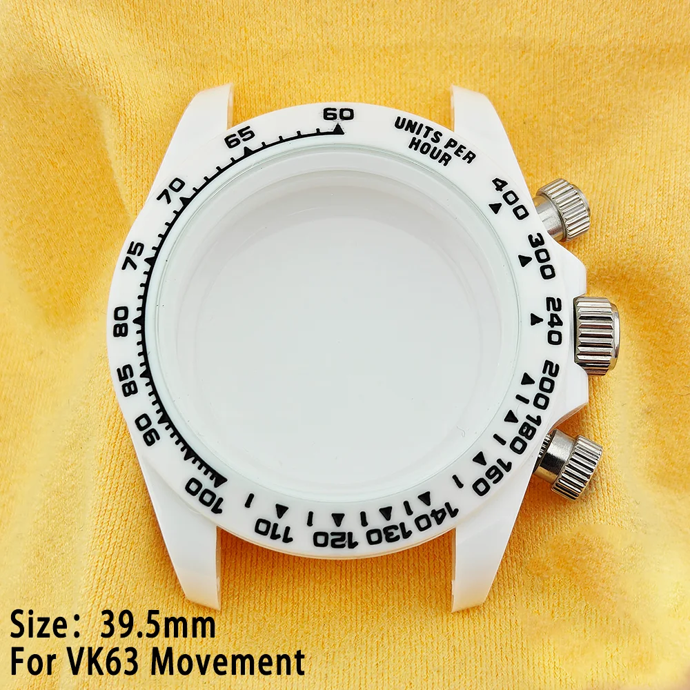 VK63/NH35 transparent case acrylic case 39.5mm/40mm color bezel case 20mm Strap High Quality High Quality watch case
VK63/NH35 transparent case acrylic case 39.5mm/40mm color bezel case 20mm Strap High Quality High Quality watch case