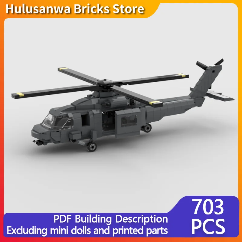 Модель военного вертолета UH-60 MOC, конструктор из строительных блоков, военная техника, модульная технология, подарки, праздничный набор для сборки, детские игрушки
Модель военного вертолета UH-60 MOC, конструктор из строительных блоков, военная техника, модульная технология, подарки, праздничный набор для сборки, детские игрушки