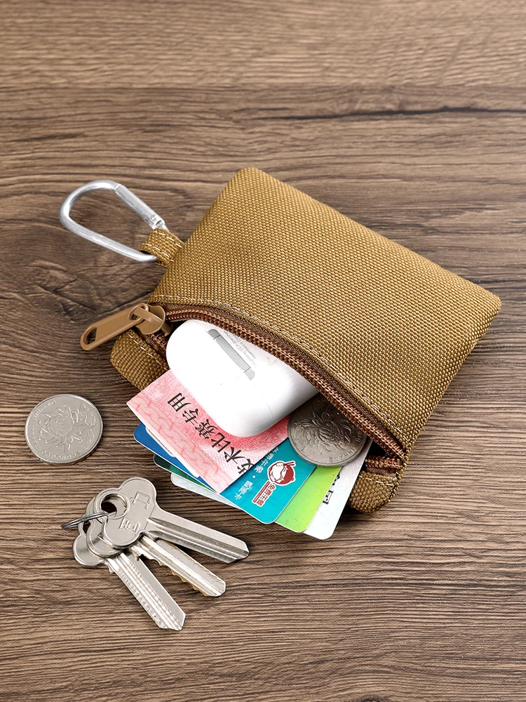 Retro Key Card Wallet Canvas Zipper Sports Storage Bag Outdoor Youth Hanging Bag Square Shape Pure Color Student Friendly
Retro Key Card Wallet Canvas Zipper Sports Storage Bag Outdoor Youth Hanging Bag Square Shape Pure Color Student Friendly
