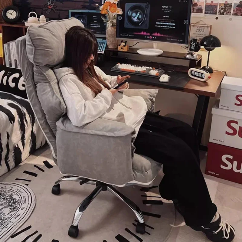 Modern Ergonomic Office Chair Recliner Swivel Throne Vanity Office Chair Reading Student Portable Relaxing Stoel Salon Furniture
Modern Ergonomic Office Chair Recliner Swivel Throne Vanity Office Chair Reading Student Portable Relaxing Stoel Salon Furniture