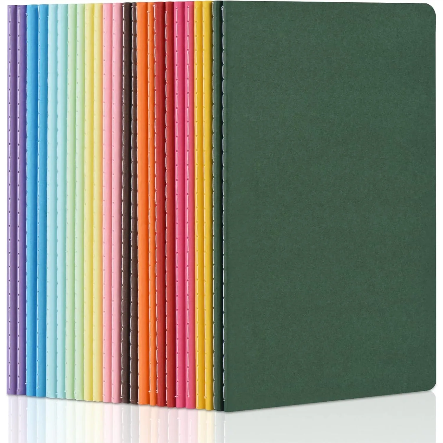 24 Pack Blank Notebooks Bulk, A5 Journals 12 Colors, 60 Pages/30 Sheets, 8.3x5.5 Inch Plain Paper Travel Writing Notebook for
24 Pack Blank Notebooks Bulk, A5 Journals 12 Colors, 60 Pages/30 Sheets, 8.3x5.5 Inch Plain Paper Travel Writing Notebook for