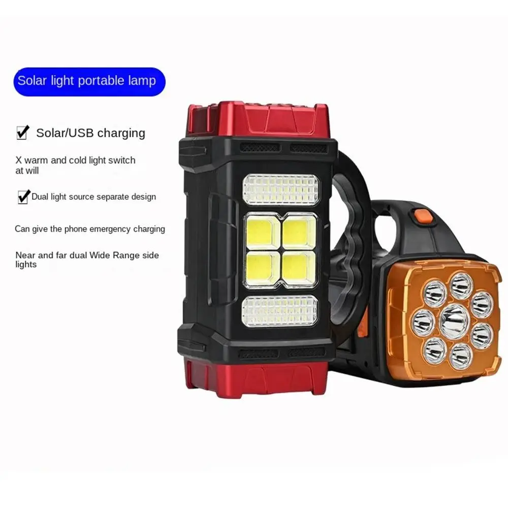 High Power Solar Portable Searchlight USB Rechargeable 4 Gear Torch Work Light Emergency Non-slip Flashlight Hiking
High Power Solar Portable Searchlight USB Rechargeable 4 Gear Torch Work Light Emergency Non-slip Flashlight Hiking