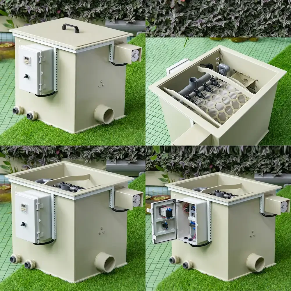 QihangRAS Aquaculture Fish Shrimp Farming Water Filtration Equipment 20m3/h Rotary Drum Filter Wholesale Koi Pond Drum Filter
QihangRAS Aquaculture Fish Shrimp Farming Water Filtration Equipment 20m3/h Rotary Drum Filter Wholesale Koi Pond Drum Filter