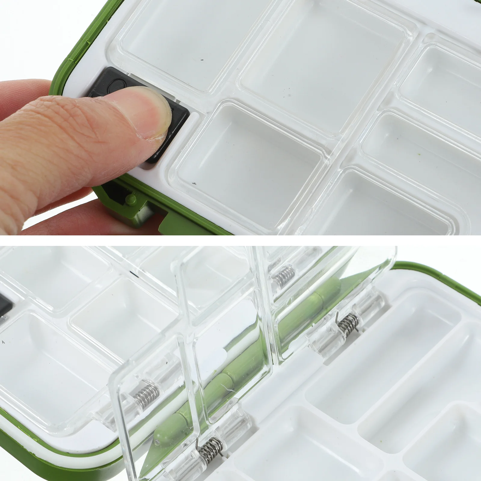 Fishing Hook Box Size S Durable Waterproof Compression Resistant Outdoor Sports Hook Accessories Green Transparent Transparent
Fishing Hook Box Size S Durable Waterproof Compression Resistant Outdoor Sports Hook Accessories Green Transparent Transparent