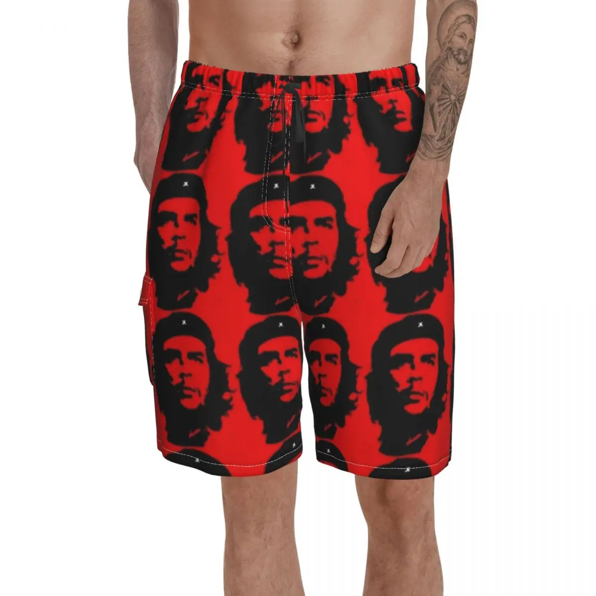 Che Guevara Board Shorts Pattern Beach Swimming Trunks Polyester Men Swim Trunks
Che Guevara Board Shorts Pattern Beach Swimming Trunks Polyester Men Swim Trunks
