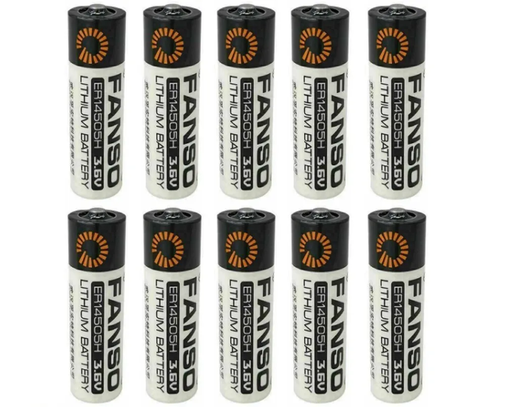 10 x ER14505H 3.6V AA 2700mAh battery for ER14505H battery ER14505 LS14500-
10 x ER14505H 3.6V AA 2700mAh battery for ER14505H battery ER14505 LS14500-