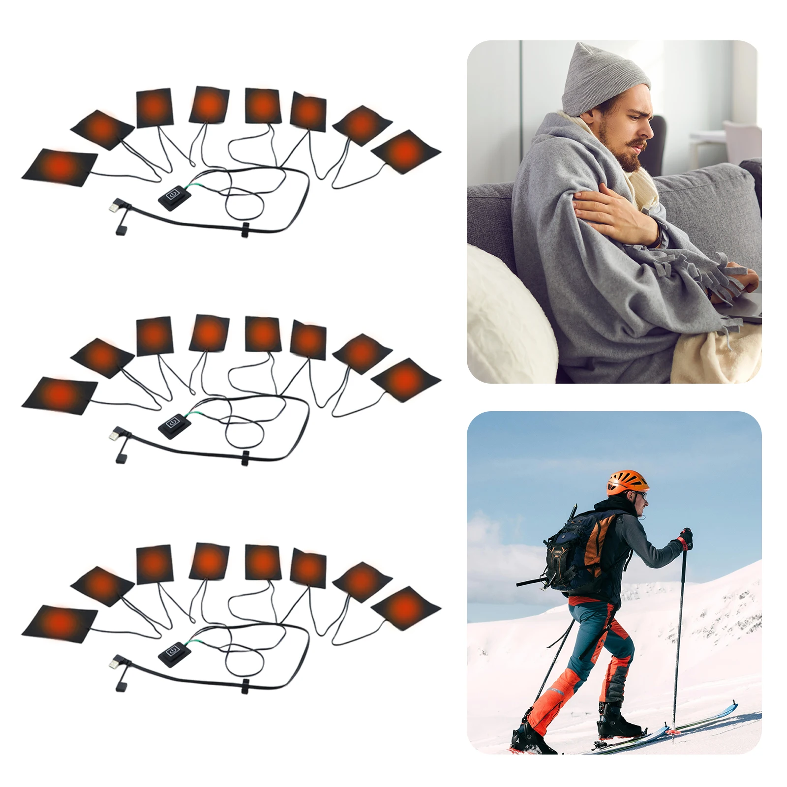 3-уровневый коврик для одежды с подогревом «сделай сам», складной электрический обогреватель для ткани, водонепроницаемые водонепроницаемые грелки для кемпинга, пешего туризма
3-уровневый коврик для одежды с подогревом «сделай сам», складной электрический обогреватель для ткани, водонепроницаемые водонепроницаемые грелки для кемпинга, пешего туризма