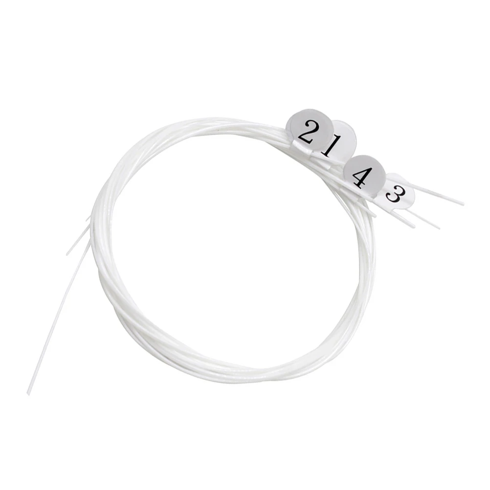 4 Pcs Ukulele Strings 21 23 26 Inch Nylon Durable Sweet Tone Clear Sound Replacement Music Wire Accessory Part
4 Pcs Ukulele Strings 21 23 26 Inch Nylon Durable Sweet Tone Clear Sound Replacement Music Wire Accessory Part