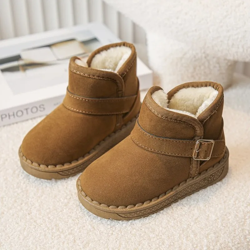 Kids Casual Snow Boots New 2023 Winter Baby Boys Girls Solid Thicken Warm Buckle Comfortable Cotton-Padded Boots Toddler Shoes
Kids Casual Snow Boots New 2023 Winter Baby Boys Girls Solid Thicken Warm Buckle Comfortable Cotton-Padded Boots Toddler Shoes