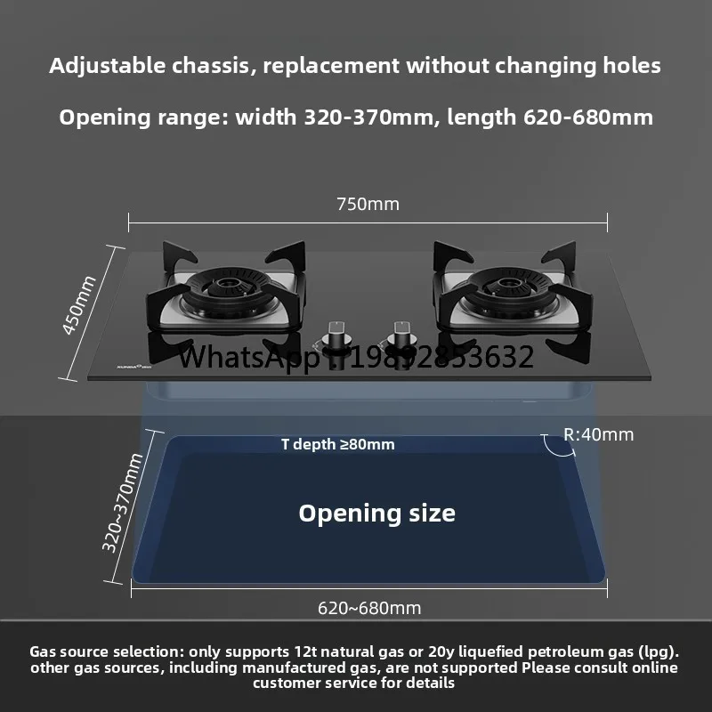 ABB Gas Household Double Burner Built-in Natural Gas Stove Liquefied Gas High Flame Stove Flagship Store
ABB Gas Household Double Burner Built-in Natural Gas Stove Liquefied Gas High Flame Stove Flagship Store