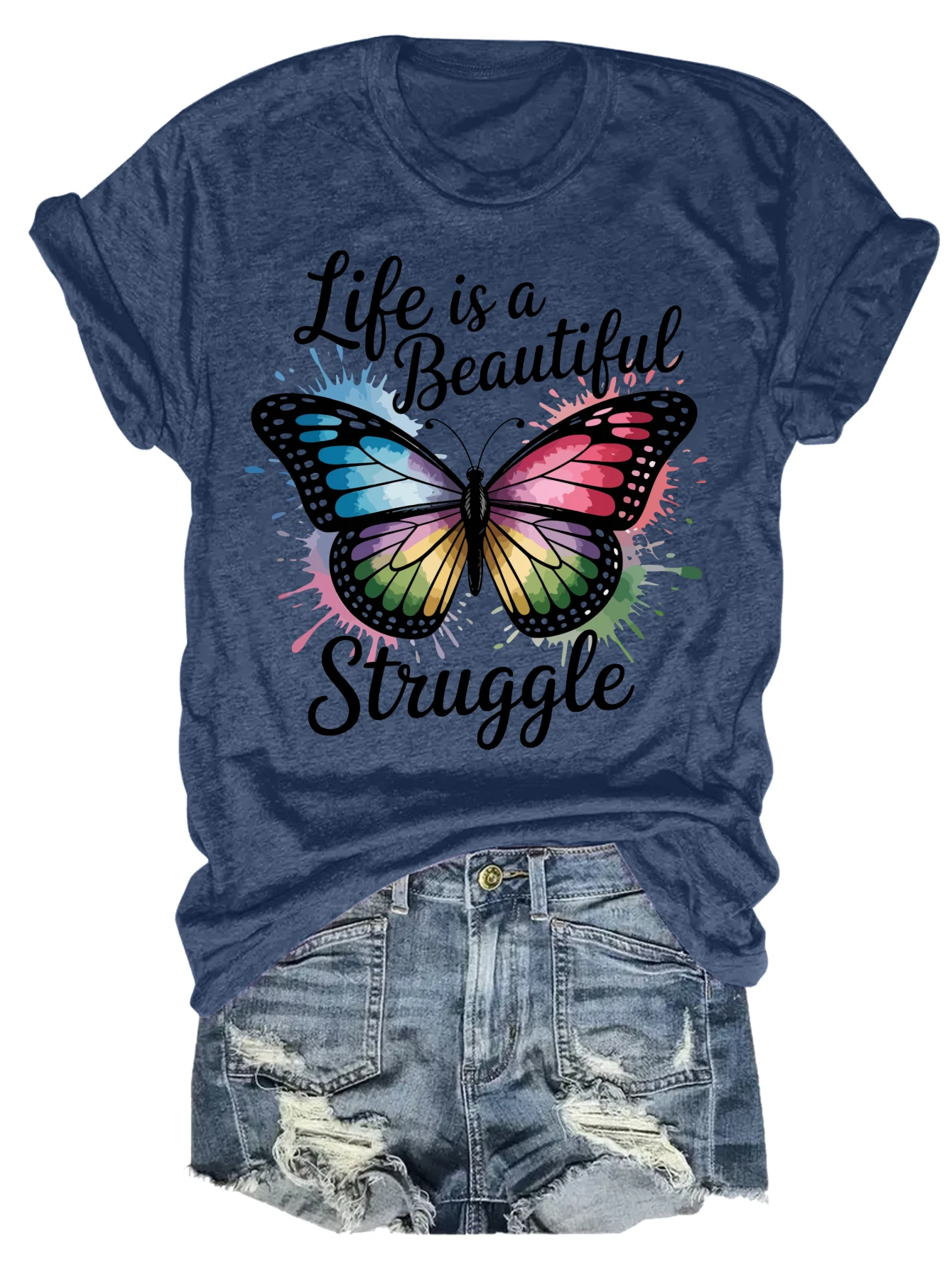 Women's plus size vest Life Is A Beautiful Struggle Suitable for sports and daily wear womens clothes summer casual shirts
Women's plus size vest Life Is A Beautiful Struggle Suitable for sports and daily wear womens clothes summer casual shirts