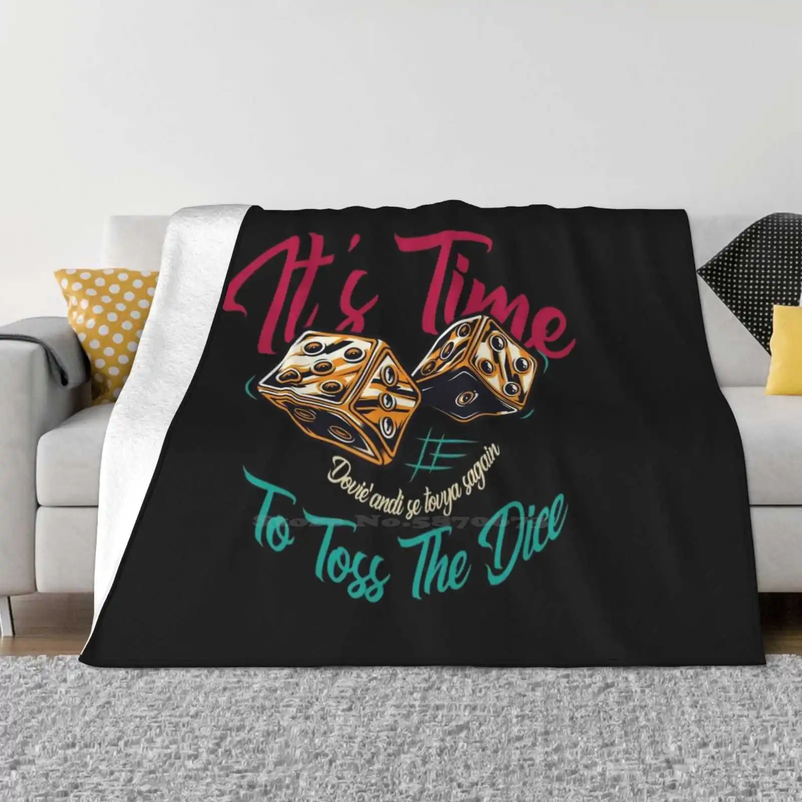It'S Time To Toss The Dice Four Seasons Comfortable Warm Soft Throw Blanket Book Fantasy Wot Robert The Wheel Of Time Tar Valon
It'S Time To Toss The Dice Four Seasons Comfortable Warm Soft Throw Blanket Book Fantasy Wot Robert The Wheel Of Time Tar Valon