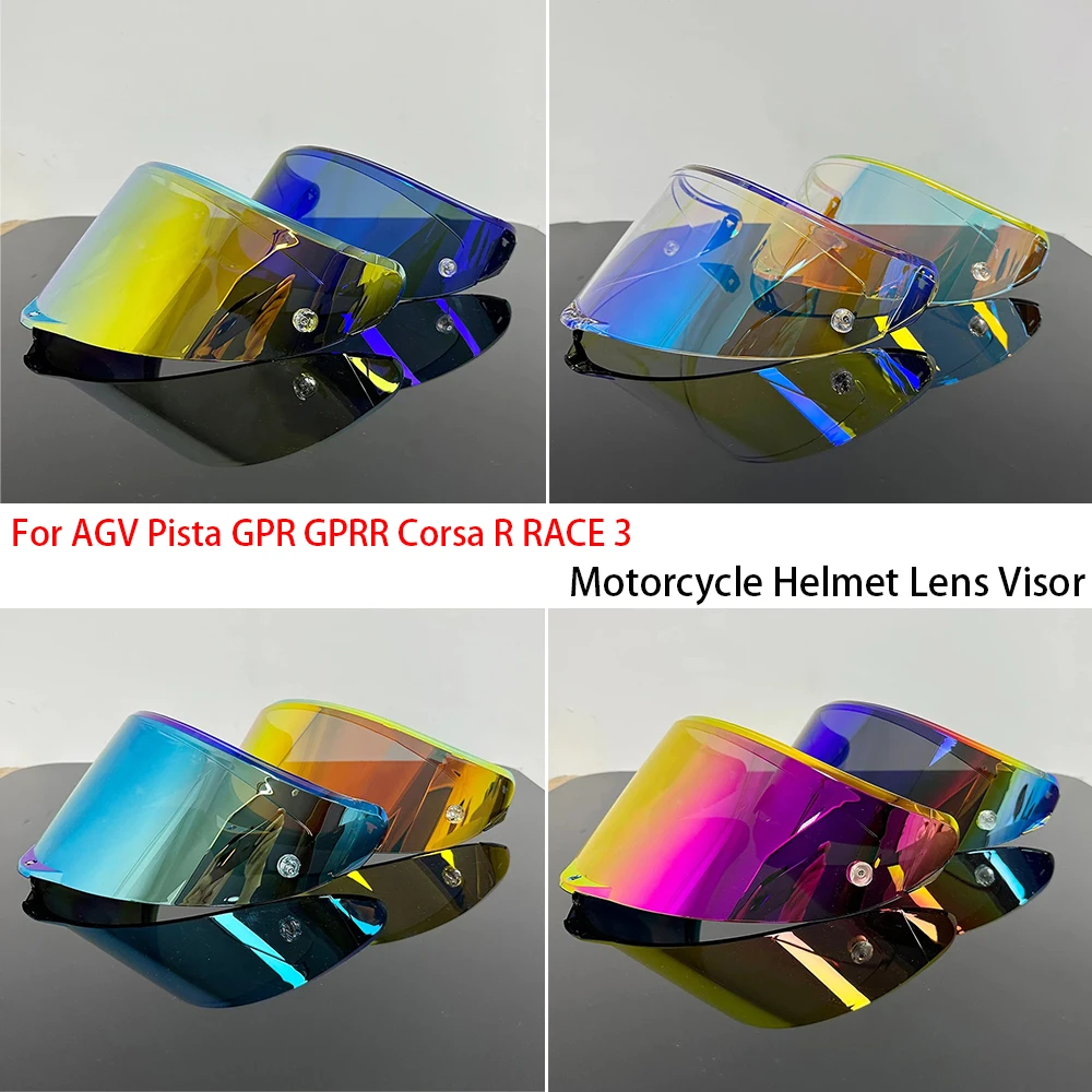 Motorcycle Helmet lens Face Shield Sun Visor Night Vision red blue For AGV Pista GPR GPRR Corsa R RACE 3
Motorcycle Helmet lens Face Shield Sun Visor Night Vision red blue For AGV Pista GPR GPRR Corsa R RACE 3