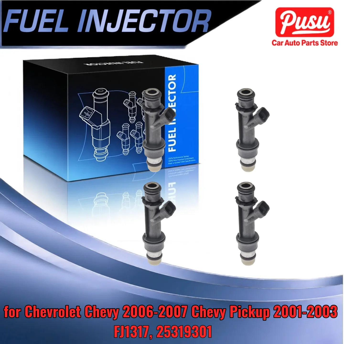 4 New Fuel Injectors for Chevrolet Chevy Pickup for Chevy L4 16L Engine Compatible with FJ1317 and OEM 25319301
4 New Fuel Injectors for Chevrolet Chevy Pickup for Chevy L4 16L Engine Compatible with FJ1317 and OEM 25319301