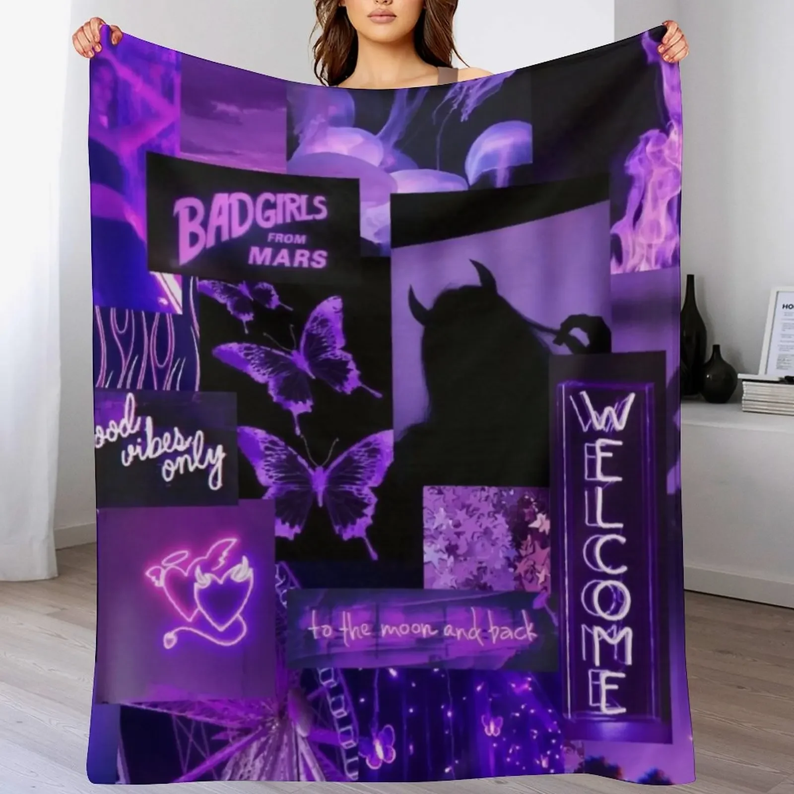 DARK PURPLE girl aesthetic Throw Blanket Decorative Soft Throw Blanket for Couch Sofa
DARK PURPLE girl aesthetic Throw Blanket Decorative Soft Throw Blanket for Couch Sofa