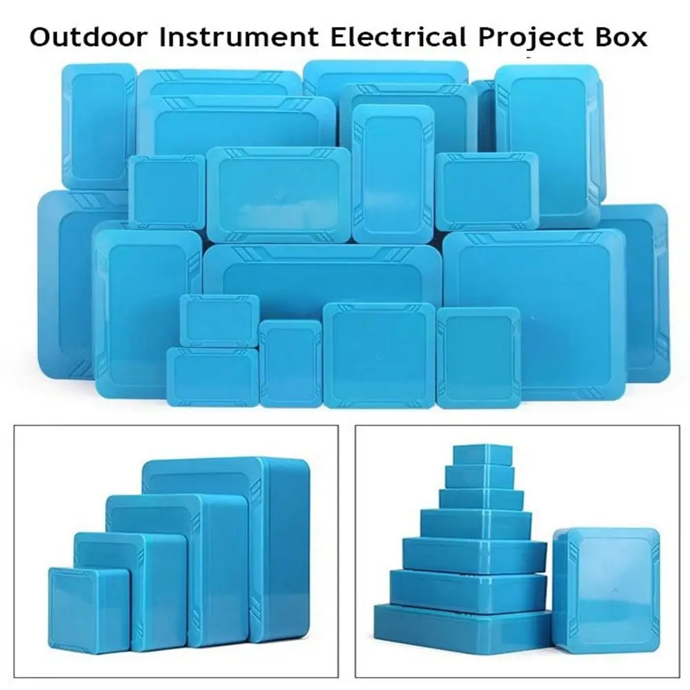 IP67 Waterproof Enclosure Junction Housing Box ABS Plastic Blue Color Instrument Box Electrical Project Box Outdoor Indoor
IP67 Waterproof Enclosure Junction Housing Box ABS Plastic Blue Color Instrument Box Electrical Project Box Outdoor Indoor