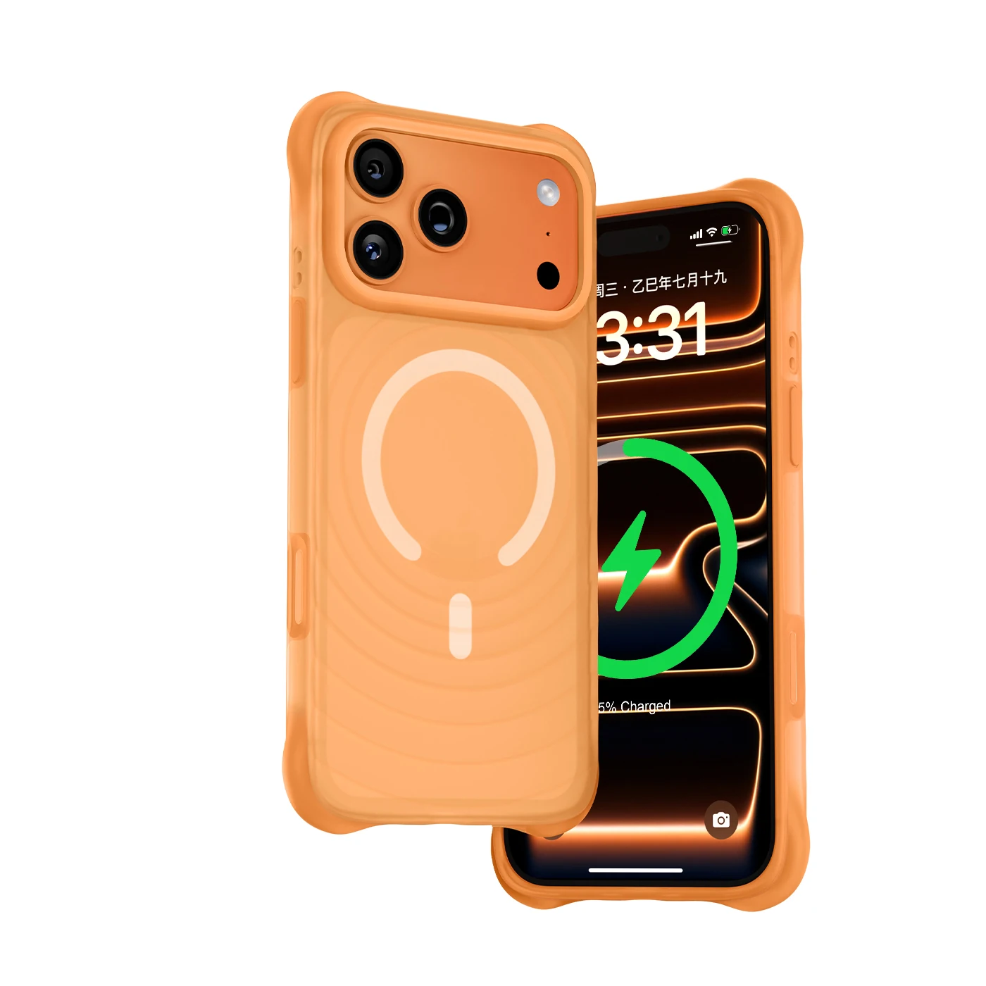 Shockproof Ripple Translucent Wireless Charging Magnetic Phone Case With Camera Capture Control Button For iPhone 17 Pro Max 16
Shockproof Ripple Translucent Wireless Charging Magnetic Phone Case With Camera Capture Control Button For iPhone 17 Pro Max 16