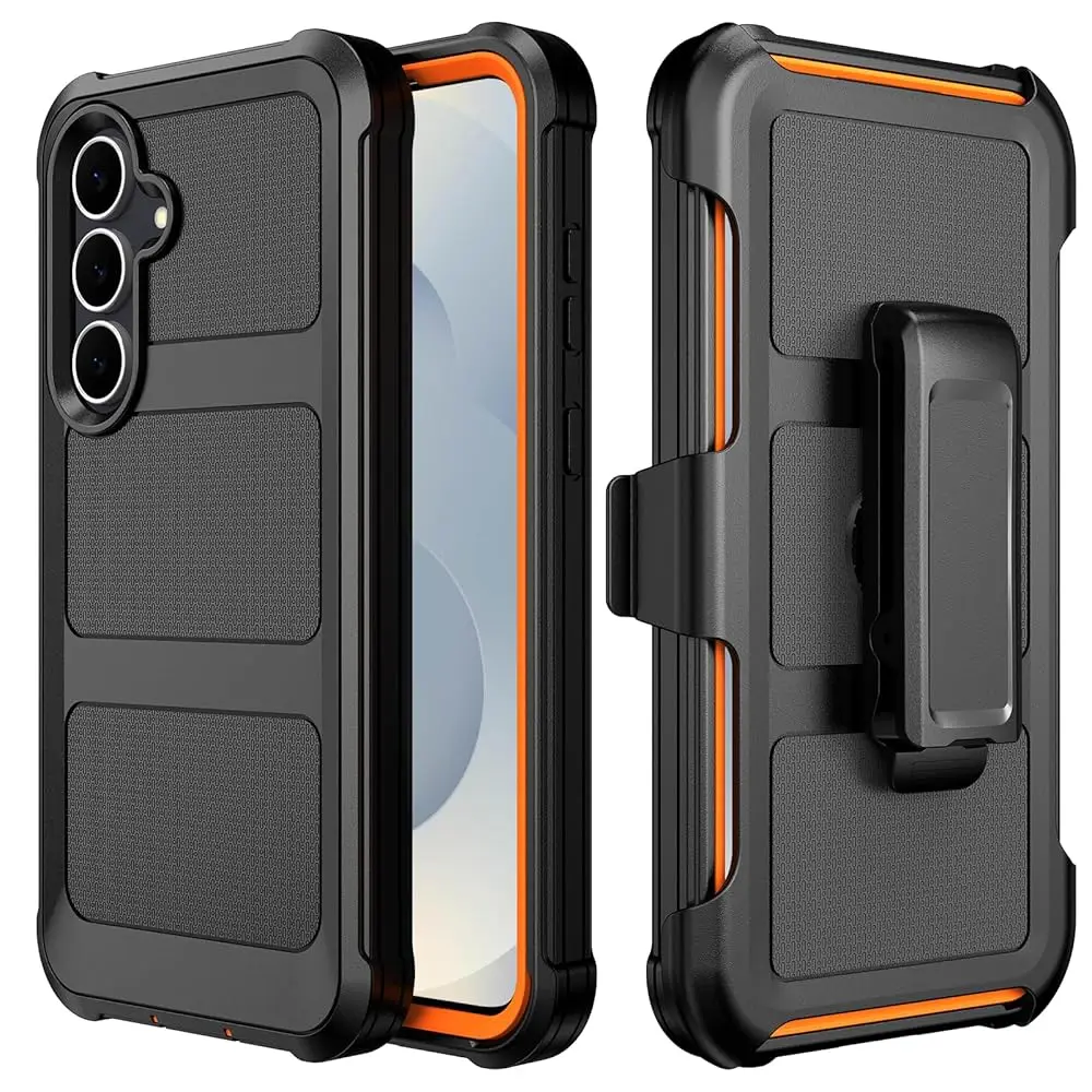 for Samsung Galaxy S25 Case, Heavy Duty Protective Case Rugged Shockproof Phone Cover with Belt Clip Holster/Kickstand for Sa
for Samsung Galaxy S25 Case, Heavy Duty Protective Case Rugged Shockproof Phone Cover with Belt Clip Holster/Kickstand for Sa