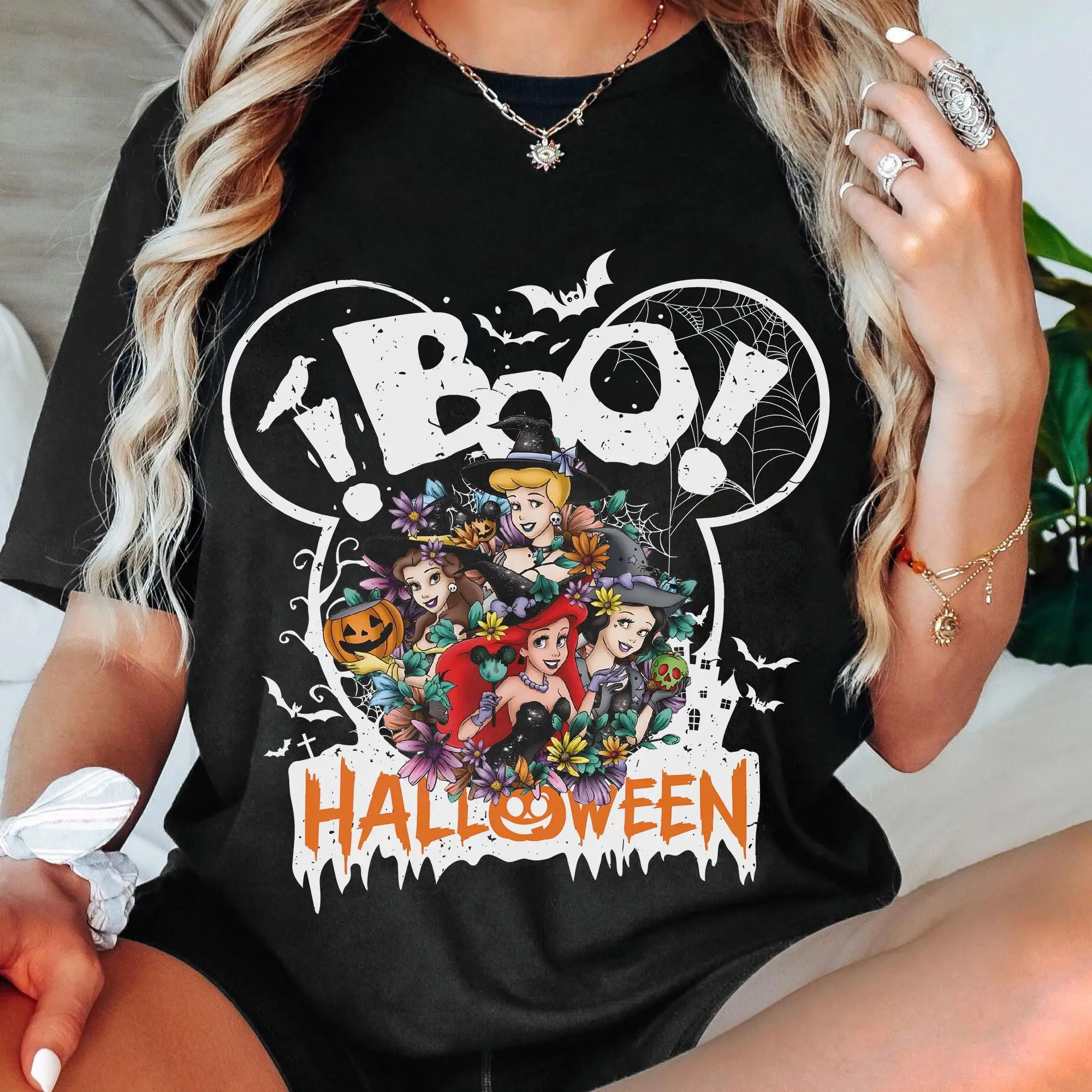 Футболка Disney Princess Boo на Хэллоуин, толстовка для девочек на Хэллоуин, жуткая рубашка принцессы, рубашка принцессы ведьмы на Хэллоуин
Футболка Disney Princess Boo на Хэллоуин, толстовка для девочек на Хэллоуин, жуткая рубашка принцессы, рубашка принцессы ведьмы на Хэллоуин