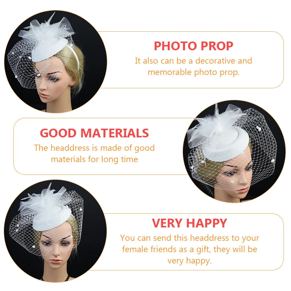 Flower Hat Headbands Hair Net for Women Photo Prop Headdress Decorative Mesh Headwear Bridal Miss Yarn Ornament
Flower Hat Headbands Hair Net for Women Photo Prop Headdress Decorative Mesh Headwear Bridal Miss Yarn Ornament