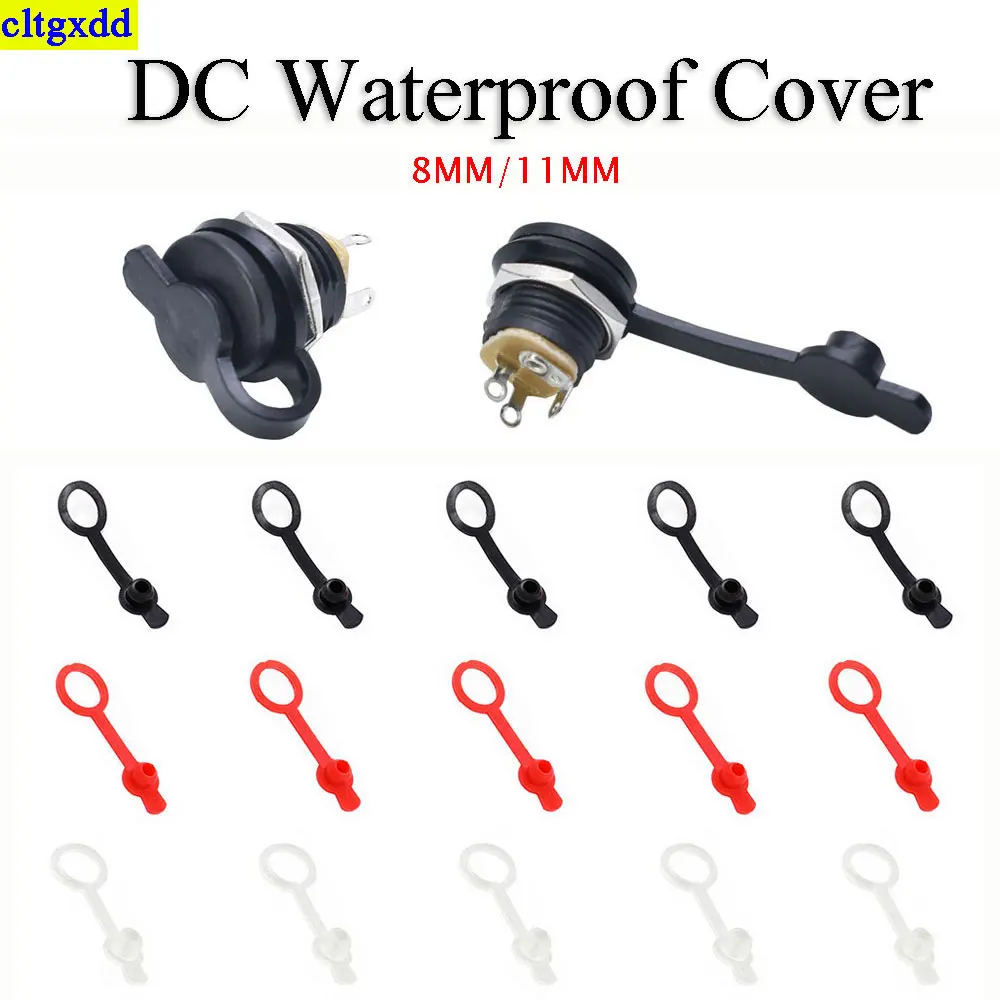 10PCS DC power Waterproof Cap 5.5*2.1mm 5.5*2.5mm Jack Charging Socket Connector Diameter 8mm 10mm
10PCS DC power Waterproof Cap 5.5*2.1mm 5.5*2.5mm Jack Charging Socket Connector Diameter 8mm 10mm