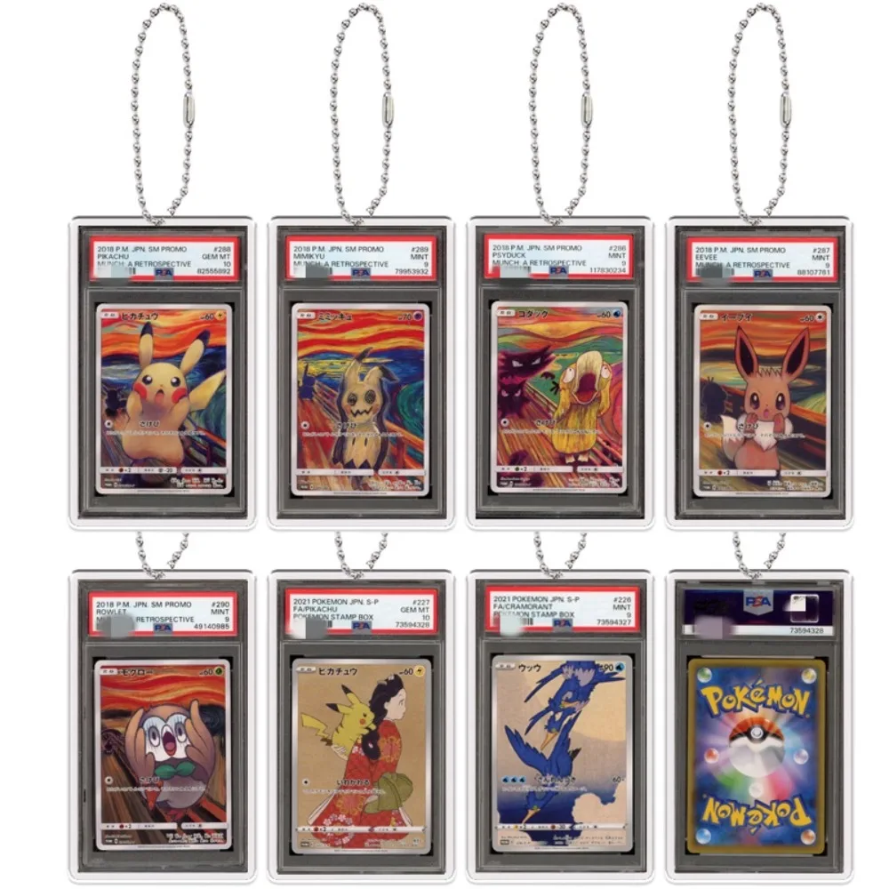 Diy Pokemon PTCG Rating Card Acrylic Keychain Van Gogh Scream Eevee Psyduck Rowlet Mimikyu Anime Peripheral Backpack Pendant
Diy Pokemon PTCG Rating Card Acrylic Keychain Van Gogh Scream Eevee Psyduck Rowlet Mimikyu Anime Peripheral Backpack Pendant