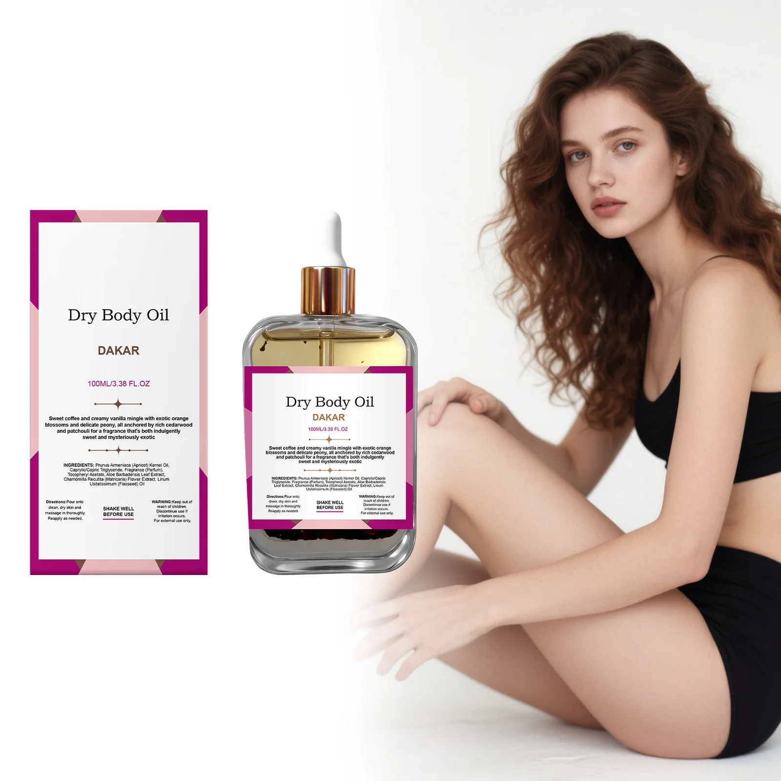 Natural Moisturizing Aromatherapy Body Oil Lightweight Nourishing Non-greasy Long Lasting Fragrance Dry Skin Body Oil 100ml
Natural Moisturizing Aromatherapy Body Oil Lightweight Nourishing Non-greasy Long Lasting Fragrance Dry Skin Body Oil 100ml