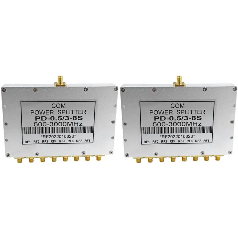 【CYBER MONDAY】2PCS 8 Way SMA Power Splitter 500Mhz-3000Mhz,SMA Female Power Divider Signal Cable Splitter Female Divider Distrib
【CYBER MONDAY】2PCS 8 Way SMA Power Splitter 500Mhz-3000Mhz,SMA Female Power Divider Signal Cable Splitter Female Divider Distrib