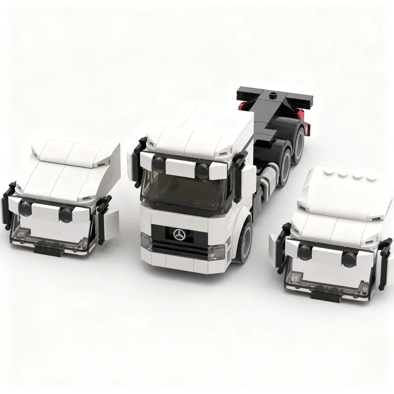 363PCS MOC City Champions Super Car 6W Heavy Truck Actros Atego Arocs Axor 6X4 Flatbed Model Technology DIY Building Blocks Gift
363PCS MOC City Champions Super Car 6W Heavy Truck Actros Atego Arocs Axor 6X4 Flatbed Model Technology DIY Building Blocks Gift