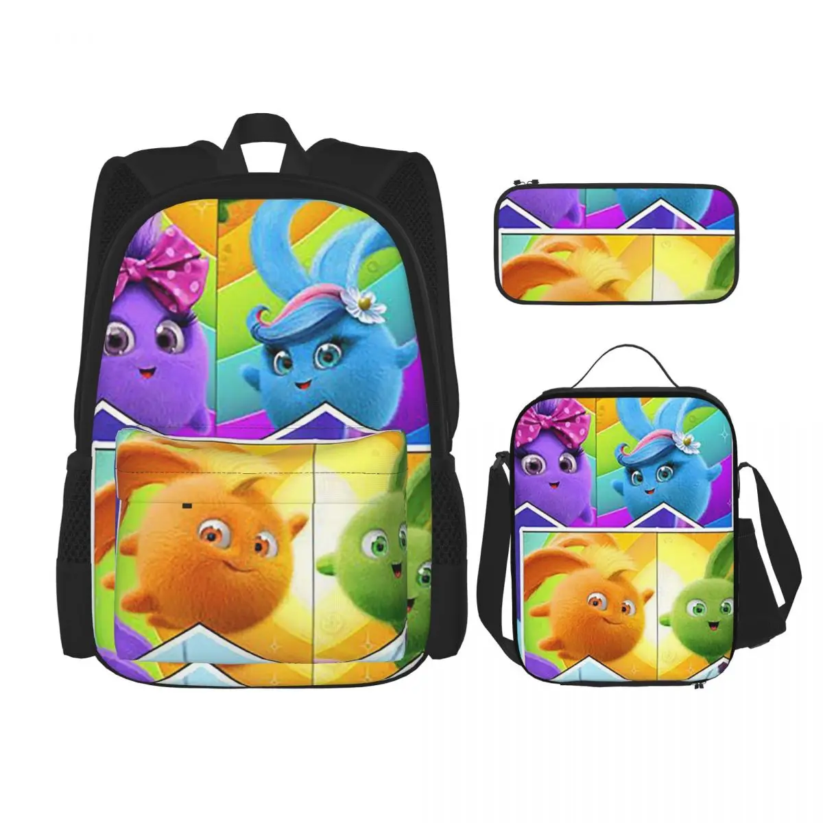 Солнечные кролики, вечеринка по случаю дня рождения, рюкзаки для печати, сумка для книг для мальчиков и девочек, школьные сумки, рюкзак, сумка для обеда, сумка для ручек, набор из трех предметов
Солнечные кролики, вечеринка по случаю дня рождения, рюкзаки для печати, сумка для книг для мальчиков и девочек, школьные сумки, рюкзак, сумка для обеда, сумка для ручек, набор из трех предметов