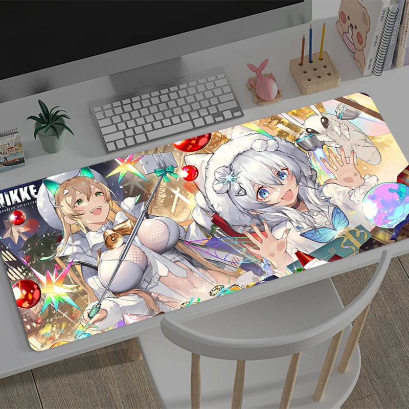 Gaming Mouse Pad NIKKE Accessories Office Gamer Keyboard Desk Mat Non-Slip Laptop ground mat Large PC carpet Anime Game Mousepad
Gaming Mouse Pad NIKKE Accessories Office Gamer Keyboard Desk Mat Non-Slip Laptop ground mat Large PC carpet Anime Game Mousepad