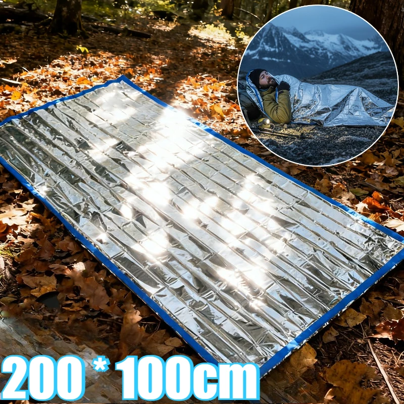 Sleeping Bag Adults Winter Survival Blanket Emergency Thermal Reflective Silver Camping Hiking Rescue Safety Warmth Protection
Sleeping Bag Adults Winter Survival Blanket Emergency Thermal Reflective Silver Camping Hiking Rescue Safety Warmth Protection