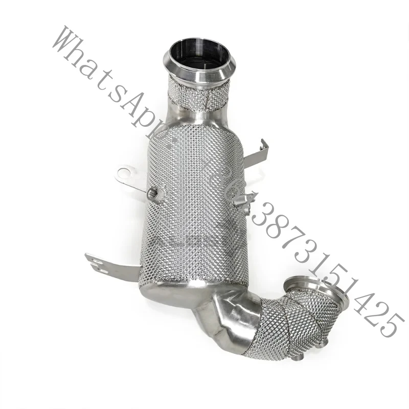 Fits A45/A45S with heat insulation layer, high-performance catalytic exhaust downpipe, no fault lights
Fits A45/A45S with heat insulation layer, high-performance catalytic exhaust downpipe, no fault lights